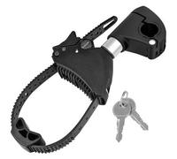 Eufab Strap Rahmenhalter kurz Ø 25+30mm abschließbar für Fahrräder und E-Bikes