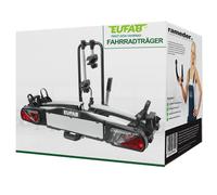 EUFAB PREMIUM II Autofahrradhalter Hinterer Anbau Schwarz, Grau