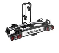 EUFAB PREMIUM II Autofahrradhalter Hinterer Anbau Schwarz, Grau