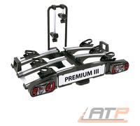EUFAB FAHRRADTRÄGER PREMIUM III FÜR 3 FAHRRÄDER HECKTRÄGER ABKLAPPBAR AHK
