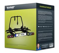 Fahrradträger LAS SD260 black ausziehbar für 2 Räder Hecktüren 11619