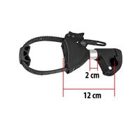 Eufab Strap Rahmenhalter kurz Ø 25+30mm abschließbar für Fahrräder und E-Bikes