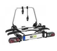 Eufab SD260 Fahrradträger - 2 Fahrräder (auch E-Bikes), ausziehbar, vormontiert