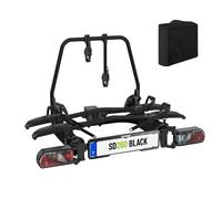 EUFAB SD260 Fahrradträger black für 2 Räder Hecktüren 11619 inkl. Tasche