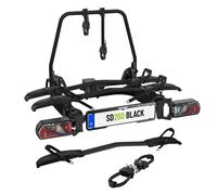 EUFAB SD260 Fahrradträger black für 3 Räder Hecktüren 2+1 11619 inkl. Erweiterung