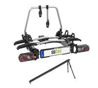 EUFAB SD260 Fahrradträger für 2 Räder Hecktüren inkl. Rampe