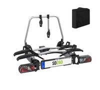 EUFAB SD260 Fahrradträger für 2 Räder Hecktüren inkl. Tasche