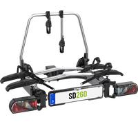 EUFAB SD260 Flügeltür Fahrradträger 2 Fahrräder 60 kg E-Bike geeignet silber silber silber