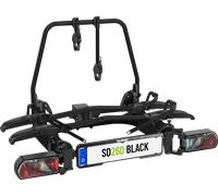 Fahrradträger LAS SD260 black ausziehbar für 2 Räder Hecktüren 11619
