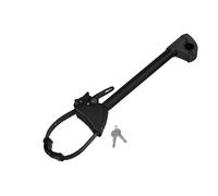 EUFAB Strap-Rahmenhalter, lang, abnehmbar, schwarz