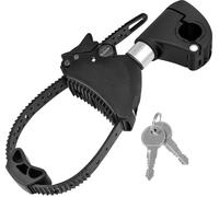 Eufab Strap Rahmenhalter kurz Ø 25+30mm abschließbar für Fahrräder und E-Bikes