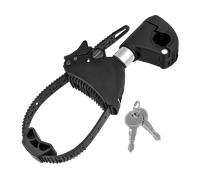Eufab Strap Rahmenhalter kurz Ø 25+30mm abschließbar für Fahrräder und E-Bikes