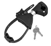 Eufab Strap Rahmenhalter kurz Ø 25+30mm abschließbar für Fahrräder und E-Bikes