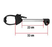 EUFAB Strap Rahmenhalter lang Ø 25+30mm