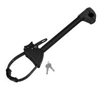 EUFAB Strap-Rahmenhalter, lang, abnehmbar, schwarz