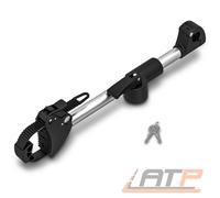 EUFAB Rahmenhalter Verstellbarer Strap-Halter 40 cm für 3. Fahrrad 11248