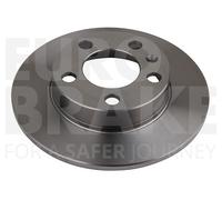 2x Eurobrake Bremsscheibe Hinterachse Voll [Hersteller-Nr. 5815204761] für Audi, Seat, Skoda, VW