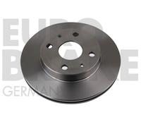 EUROBRAKE 2x Bremsscheibe Ø234mm belüftet für Daihatsu Cuore VI 1.0 Sirion 1.0i