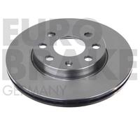 EUROBRAKE 2x Bremsscheibe Ø240mm belüftet für Opel Corsa C 1.2 1.0 5815203640