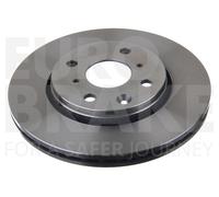 EUROBRAKE 2x Bremsscheibe Ø247mm belüftet für Toyota Aygo 1.0 1.4 HDi
