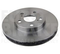 EUROBRAKE 2x Bremsscheibe Ø255mm belüftet für Toyota Prius 1.8 Hybrid CT 200h