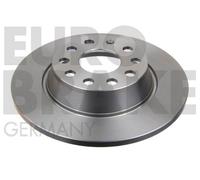 Eurobrake Bremsscheibe Hinterachse Voll [Hersteller-Nr. 58152047133] für Skoda, VW, Audi, Seat