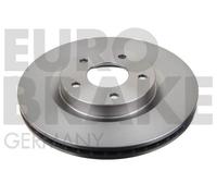 EUROBRAKE 2x Bremsscheibe belüftet passend für Nissan Qashqai +2 I J10 JJ10