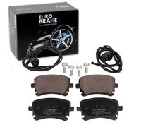 EUROBRAKE BREMSBELÄGE SATZ HINTERACHSE PASSEND FÜR AUDI A4 A6 A8 VW CALIFORNIA