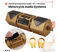 Eurowagens Motorrad Lenker Lautsprecher MP3 Bluetooth Musik FM Radio