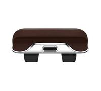 EVEKHAHHRB Sonnenbrillenhalter Für FIAT 500 500L 500X 500E Auto Brillen Fall Box Sonnenbrille Halter Sonnenblende Lagerung Schutz Rahmen Brille Clip Tragbare Brillenhalter Auto Visier(Brown)