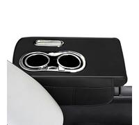 Eventerde Armlehne für Auto, Mittelkonsolenmatte, mit Seitentasche und dicker Erhöhung, Getränkehalter, Taschentuchbox, Organizer für Handy, Karten, Schlüssel