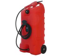 EvoNautic Kraftstofftrolley 53 L - Mobiler Kraftstofftank mit Zapfpistole und 3 m Schlauch, Benzin- und Dieselkanister aus Polyethylen, Mobile Tankstelle für Boote und Fahrzeuge