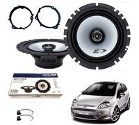 EvoTuning Kit 2 Koaxial Lautsprecher Alpine Für Fiat Punto Evo