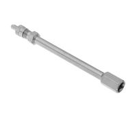 EXAOMBLE Ventilverlängerung für Schnelle Reifenbefüllung 100mm aus Legierung Silber Metall mit Praktischem Multifunktionsdesign bei und Reise für Auto und Lkw Reifenventil
