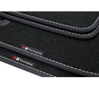 tuning-art BEF871 Fußmatten passend für Kia Sorento 3 2014-2020, Naht:Silber
