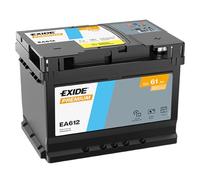 Exide EA612 Premium Carbon Boost Starterbatterie 12 V 61 Ah 600 A (EN)