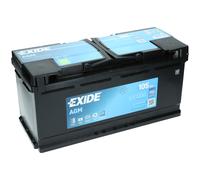 Exide EK1050 AGM 105Ah 950A Autobatterie Start-Stop 7,50 EUR Pfand