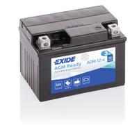 AGM12-4 Exide Motorradbatterie 12V (4908)