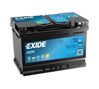 Exide AGM Start-Stop 12V 72 Ah 760A A EK720 ersetzt EK700 AGM700