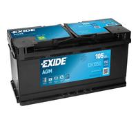 Exide EK1050 AGM 105Ah 950A Autobatterie Start-Stop 7,50 EUR Pfand