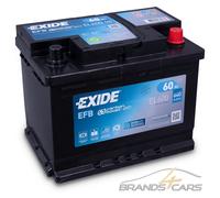 Exide EL600 12V EFB Autobatterie 60Ah