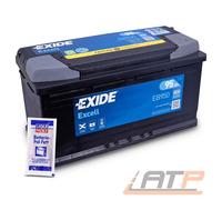 EXIDE AUTOBATTERIE 12V 95Ah STARTERBATTERIE 800A EB950 EXCELL+BATTERIE POL FETT