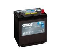 EXIDE EA406 Premium Starterbatterie 40Ah 12V 350A DIN/ISO B19 Kompatibel mit HONDA CIVIC VIII Hatchback FN, FK, HYUNDAI i10 PA, TOYOTA Yaris Schrägheck P13