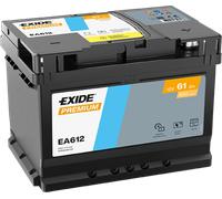 Exide EA612 Premium Carbon Boost Starterbatterie 12 V 61 Ah 600 A (EN)