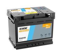 EXIDE EA640 PREMIUM Autobatterie Batterie Starterbatterie 12V 64Ah EN640A