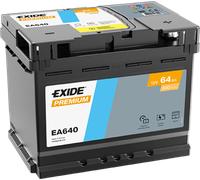 Exide EA640 Premium Carbon Boost 64Ah Autobatterie 563 400 061