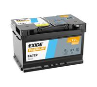EXIDE EA722 PREMIUM Autobatterie Batterie Starterbatterie 12V 72Ah EN720A