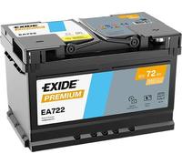 Starterbatterie Exide 12V 72 Ah Autobatterie Top Angebot gefüllt u geladen Neu