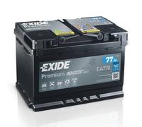 Exide EA770 Premium Carbon Boost 12V 77Ah 760A Autobatterie