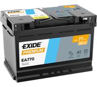 Exide EA770 Premium Carbon Boost Starterbatterie 12 V 77 Ah 760 A (EN)